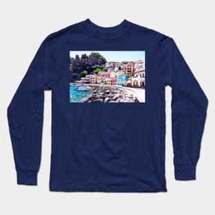 Parga, Preveza, in Epirus, Greece Long Sleeve T-Shirt